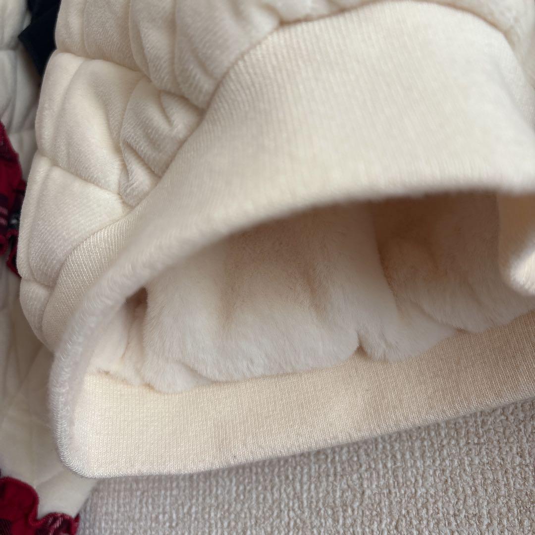 axes femme kawaii フリルキルティングブルゾン