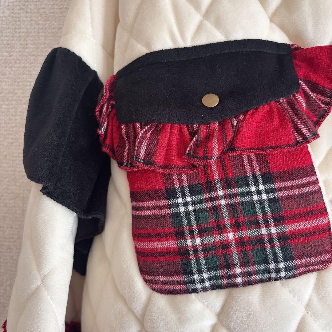 axes femme kawaii フリルキルティングブルゾン