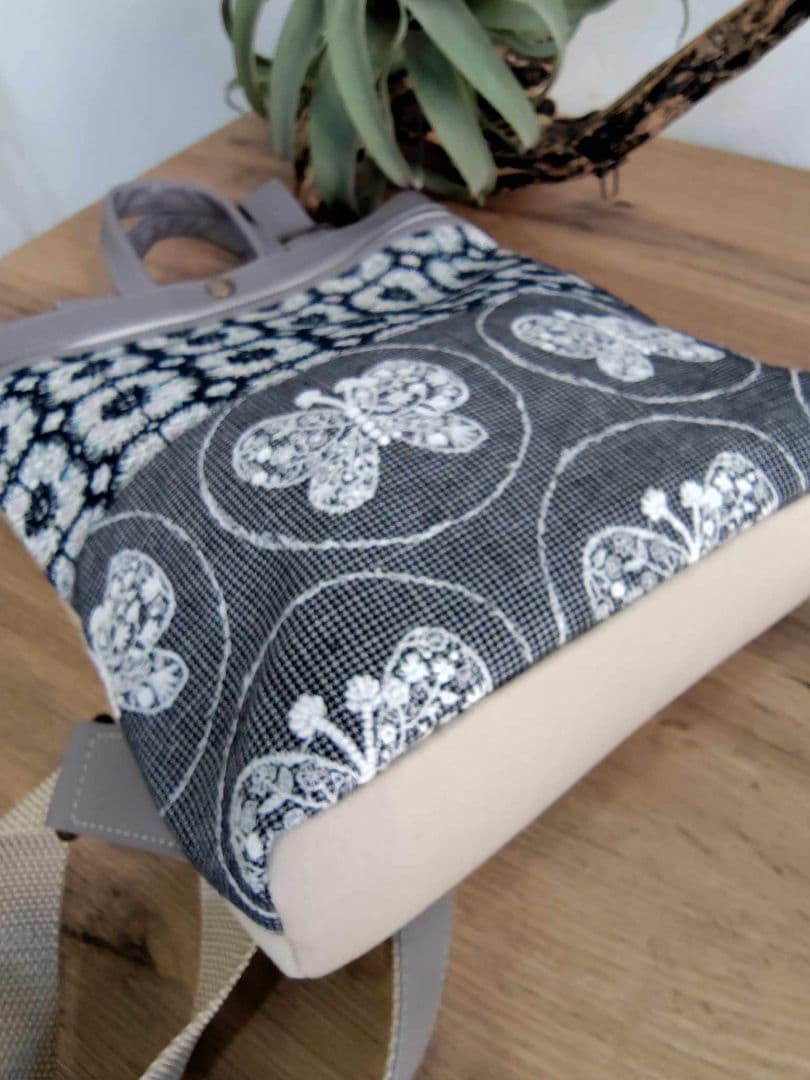 ク*ク様 ミナペルホネン/フォレストウェーブ×アネモネ　フォレストウィング/牛革