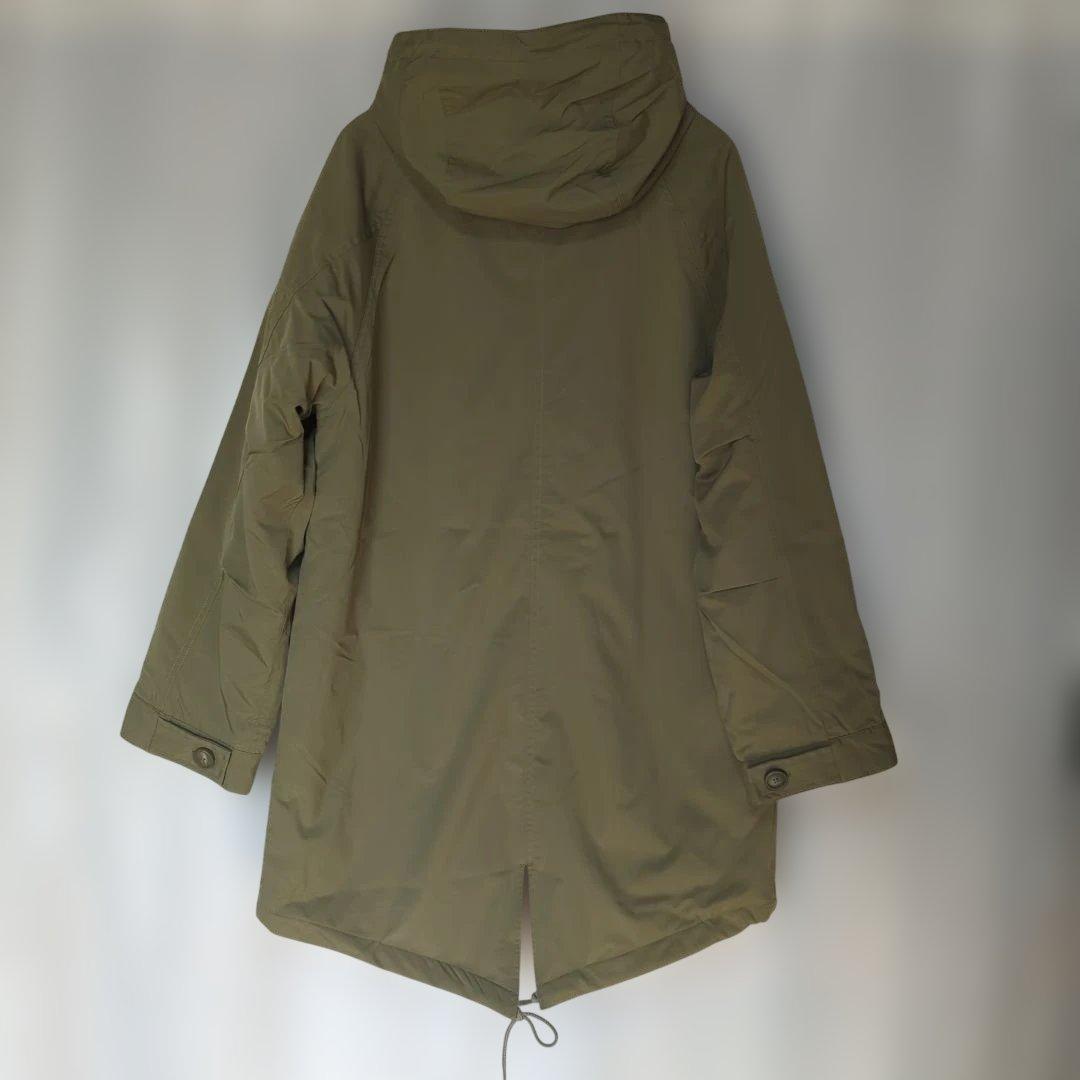 QVC ギブリコレクション 莉子ちゃん モッズコート カポック カーキ