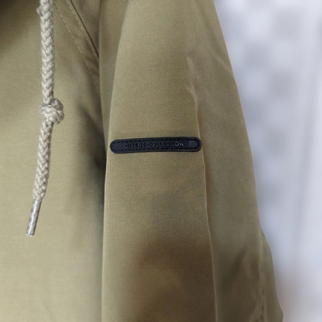 QVC ギブリコレクション 莉子ちゃん モッズコート カポック カーキ