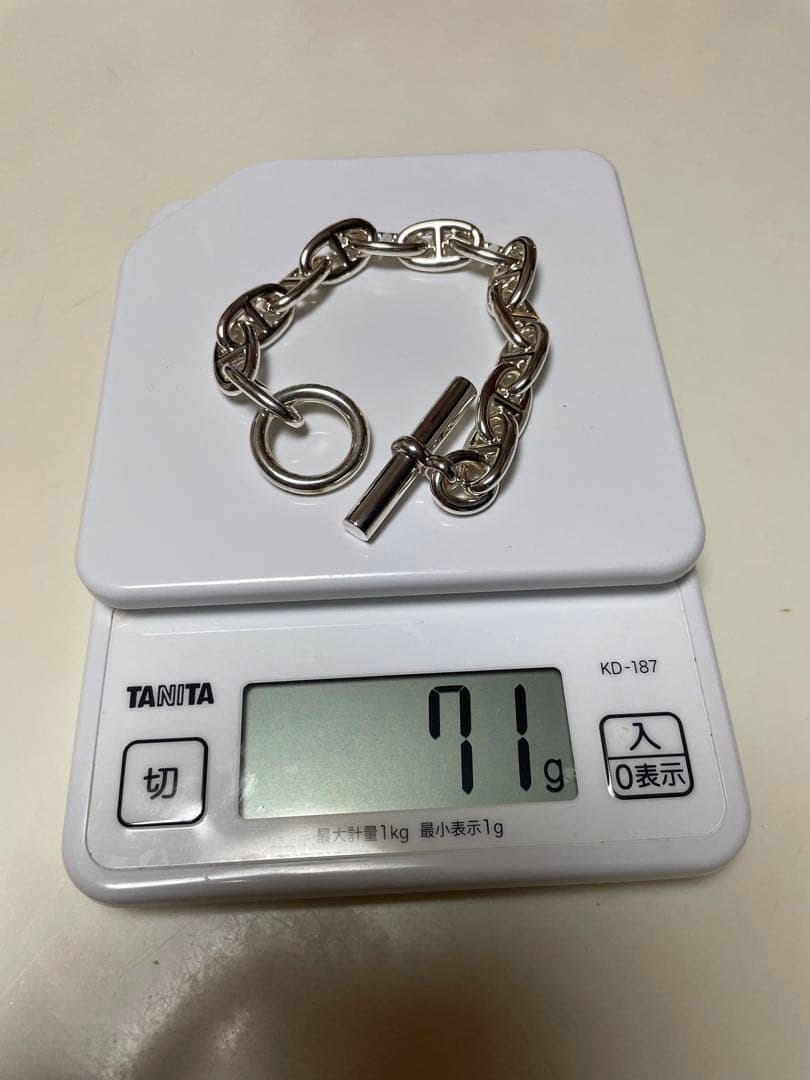 超希少！エルメス シェーヌダンクル GM 13コマ ブレスレット