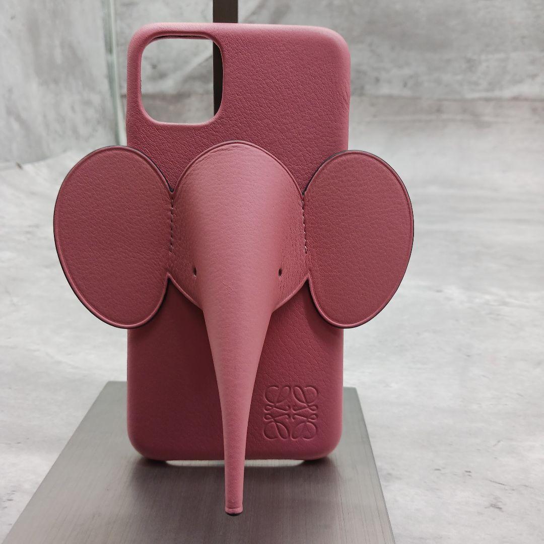 ✨未使用級✨ ロエベ iPhone 11 エレファント スマホケース ピンク