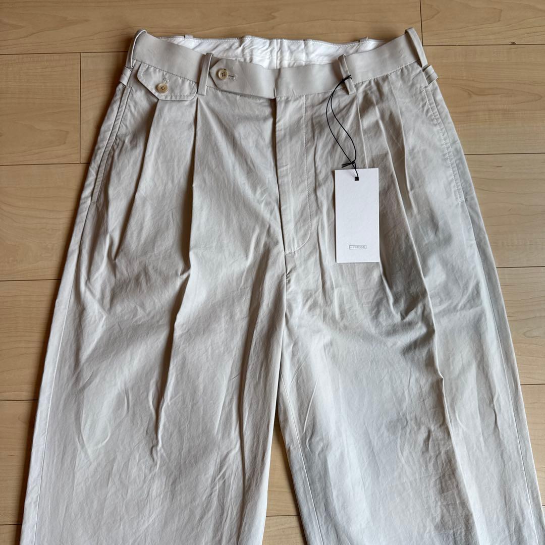 A.PRESSE 24ss ハイデンシティーウェザークロストラウザー