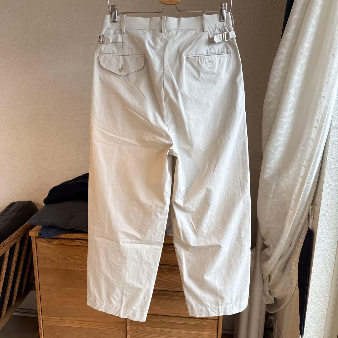 A.PRESSE 24ss ハイデンシティーウェザークロストラウザー