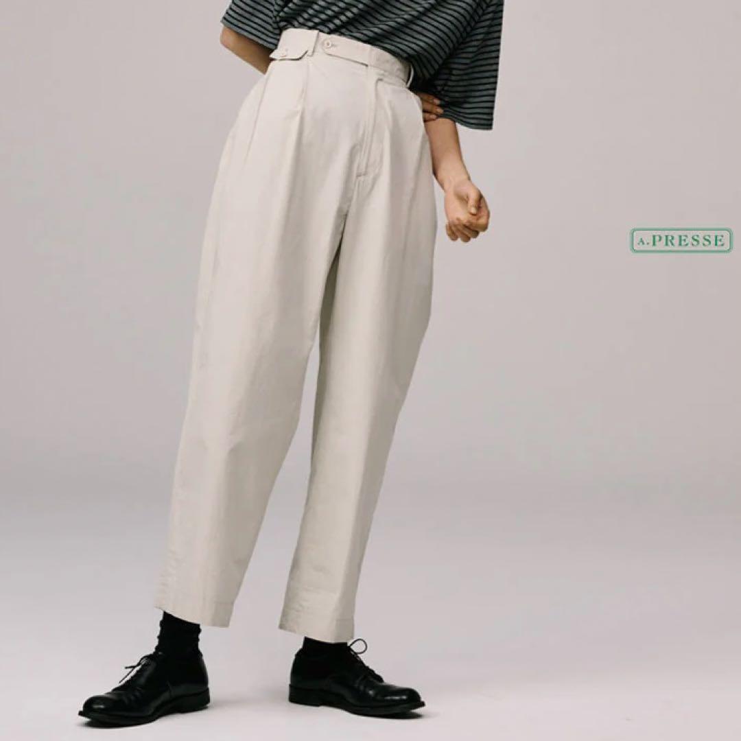 A.PRESSE 24ss ハイデンシティーウェザークロストラウザー