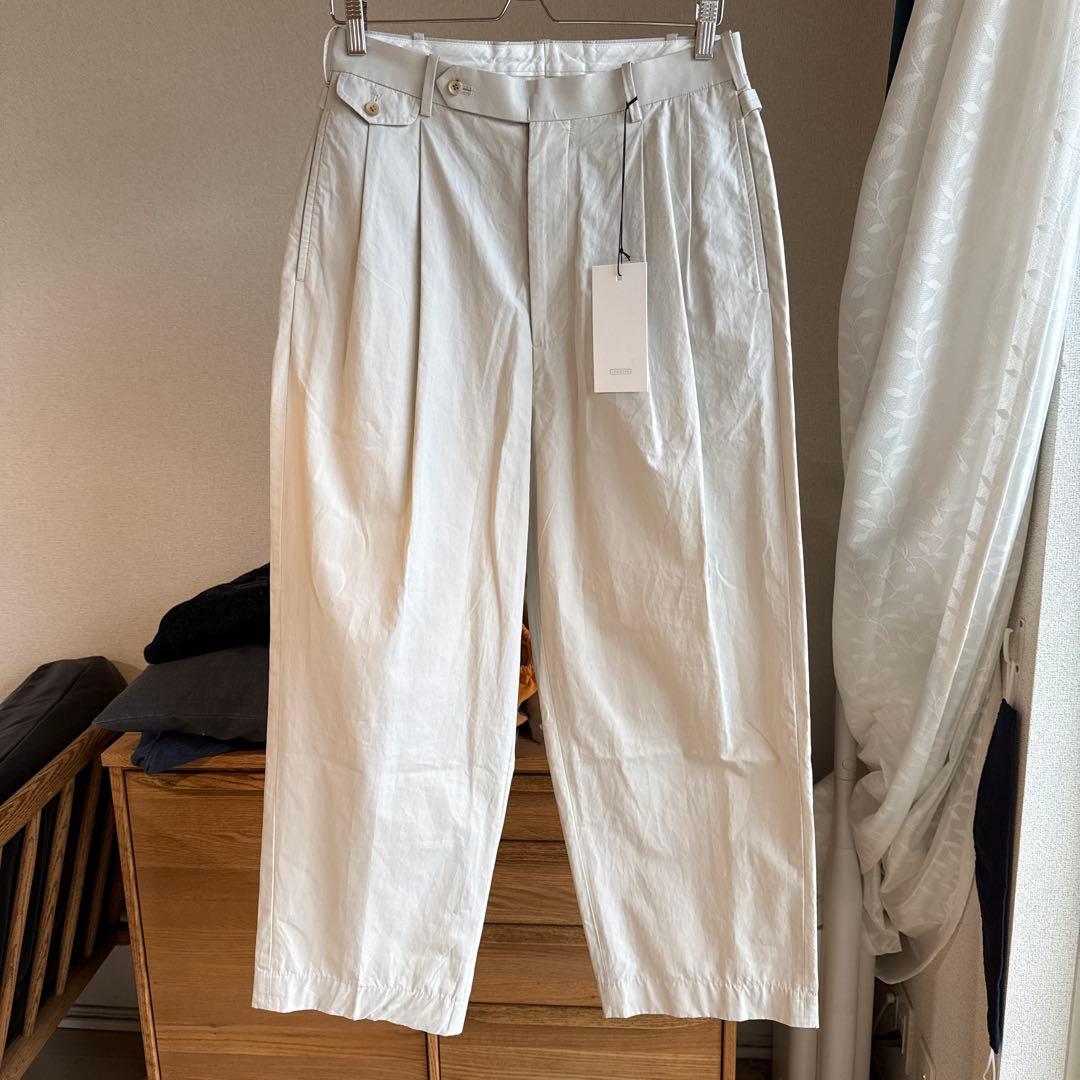 A.PRESSE 24ss ハイデンシティーウェザークロストラウザー