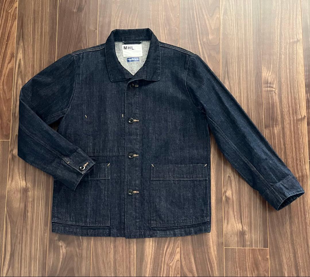 値下げ！MHL.× CANTON OVERALLSコラボデニムカバーオール　38