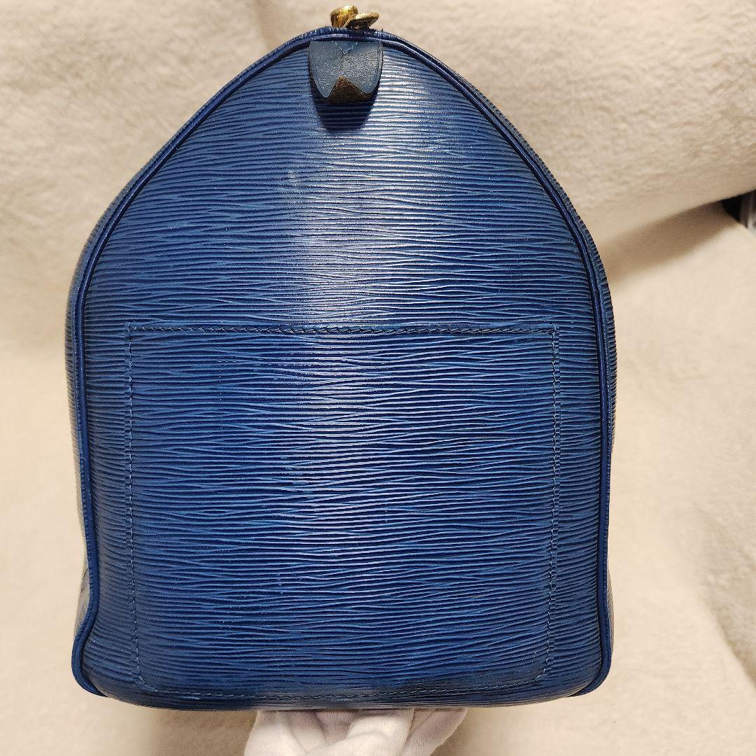 ルイヴィトン エピ キーポル50 トレドブルー ボストンバッグ 旅行かばん