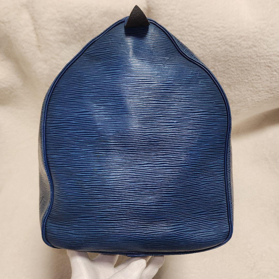 ルイヴィトン エピ キーポル50 トレドブルー ボストンバッグ 旅行かばん