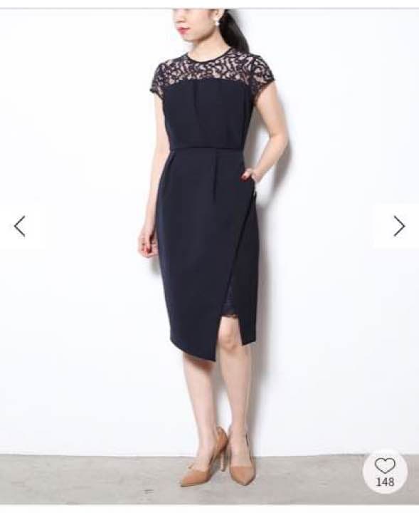 【再お値下げ】ラグナムーン パーティドレス ネイビー