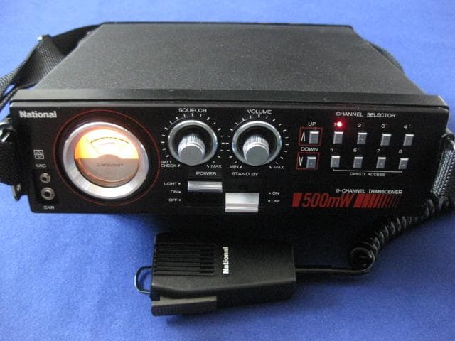 市民ラジオ　合法CB機　0.5W　RJ-580D　マイクPTT方式