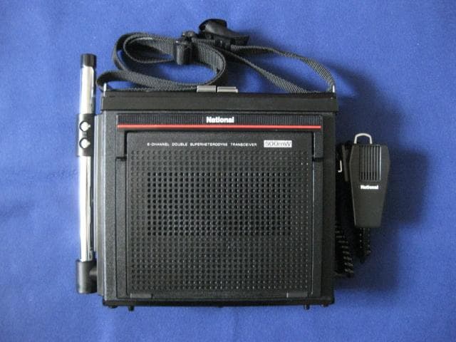 市民ラジオ　合法CB機　0.5W　RJ-580D　マイクPTT方式