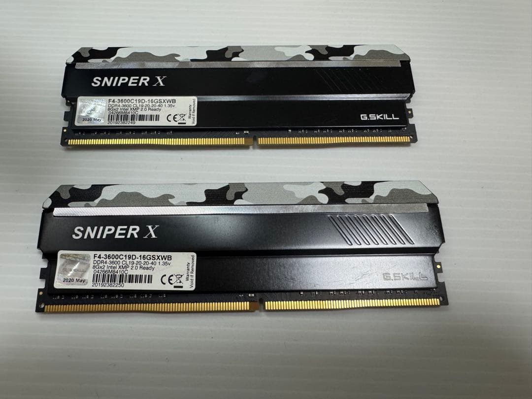 G.SKILL F4-3600C19D-16GSXWB メモリ(8GB×2)