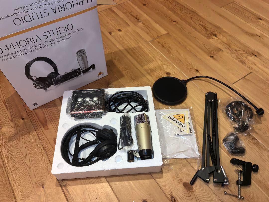 BehringerU-PHORIA セット＋マイクアーム マイクスタンド