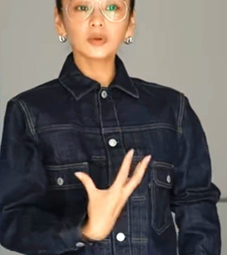 滝沢眞規子リーバイスブラックタブ トラッカージャケット/Gジャン/typeⅡ