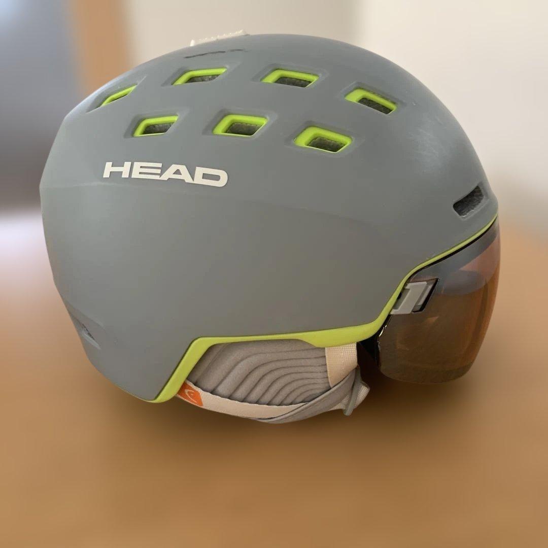 HEAD スキー ヘルメット グレー/ライム