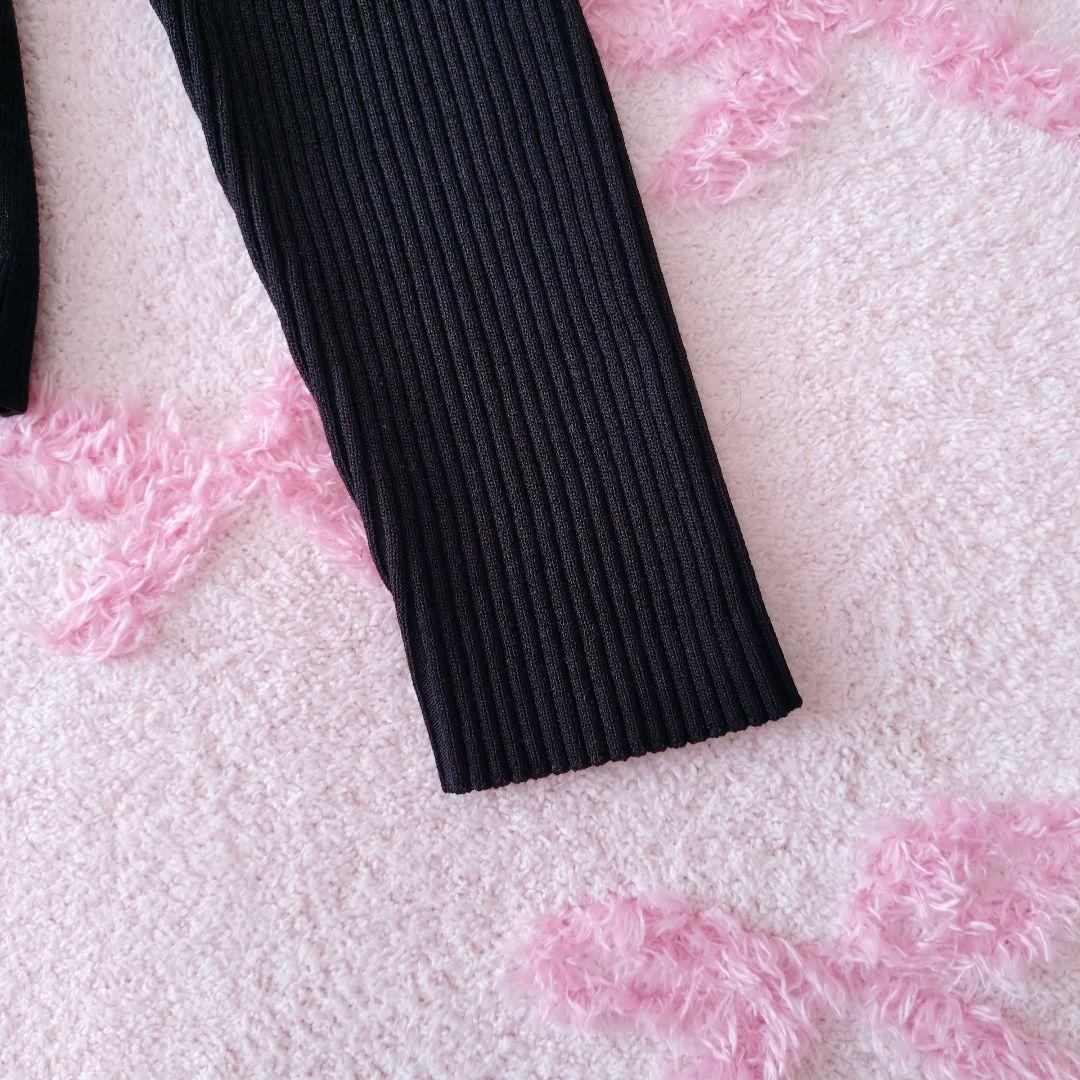 ♡エムズグレイシー♡2023年♡スカラフードジップアップニット♡パーカー♡フード