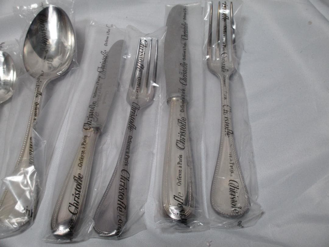 【新品未使用】Christofle クリストフル　カトラリーセット　12点セット