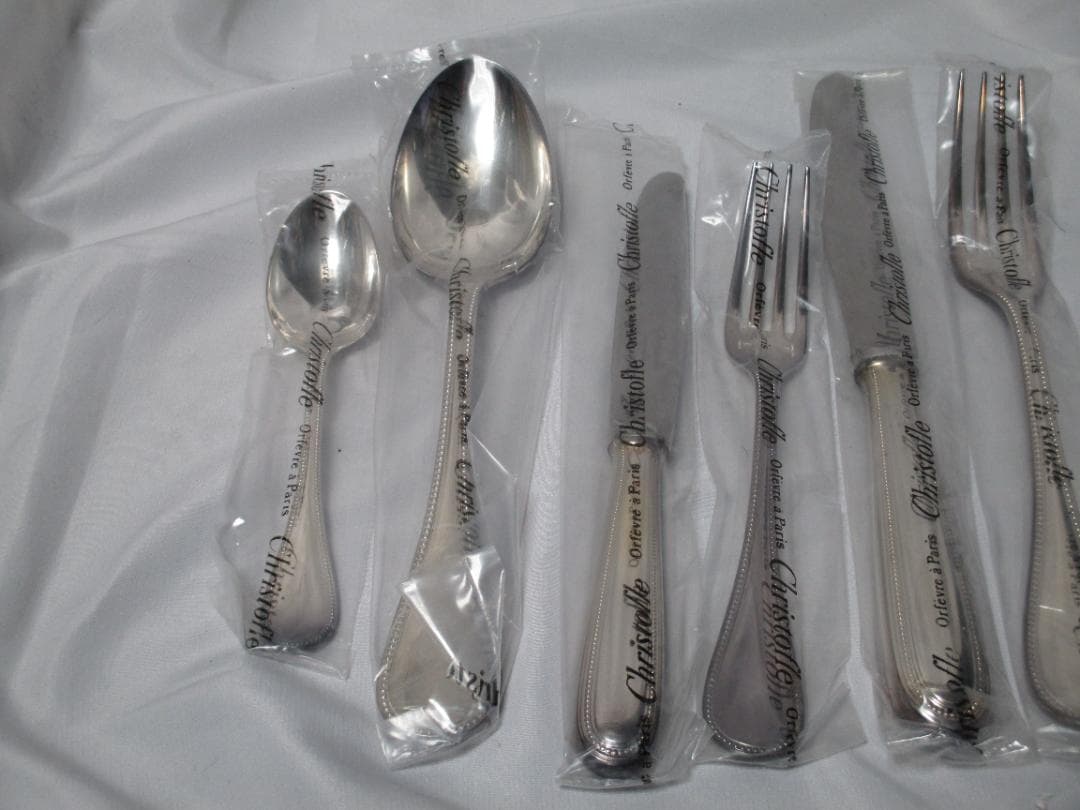 【新品未使用】Christofle クリストフル　カトラリーセット　12点セット