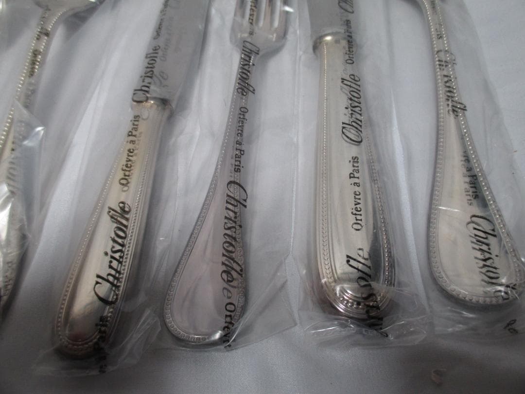 【新品未使用】Christofle クリストフル　カトラリーセット　12点セット