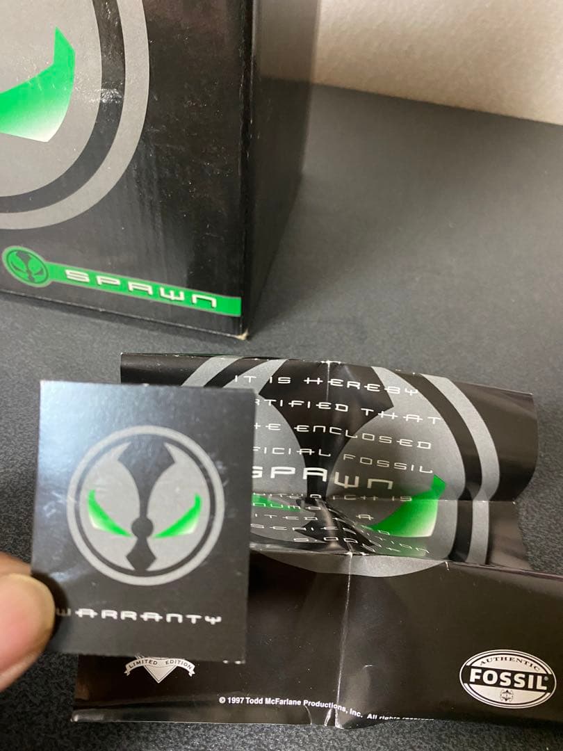 SPAWN 限定5000 スポーン×フォッシルコラボ 腕時計