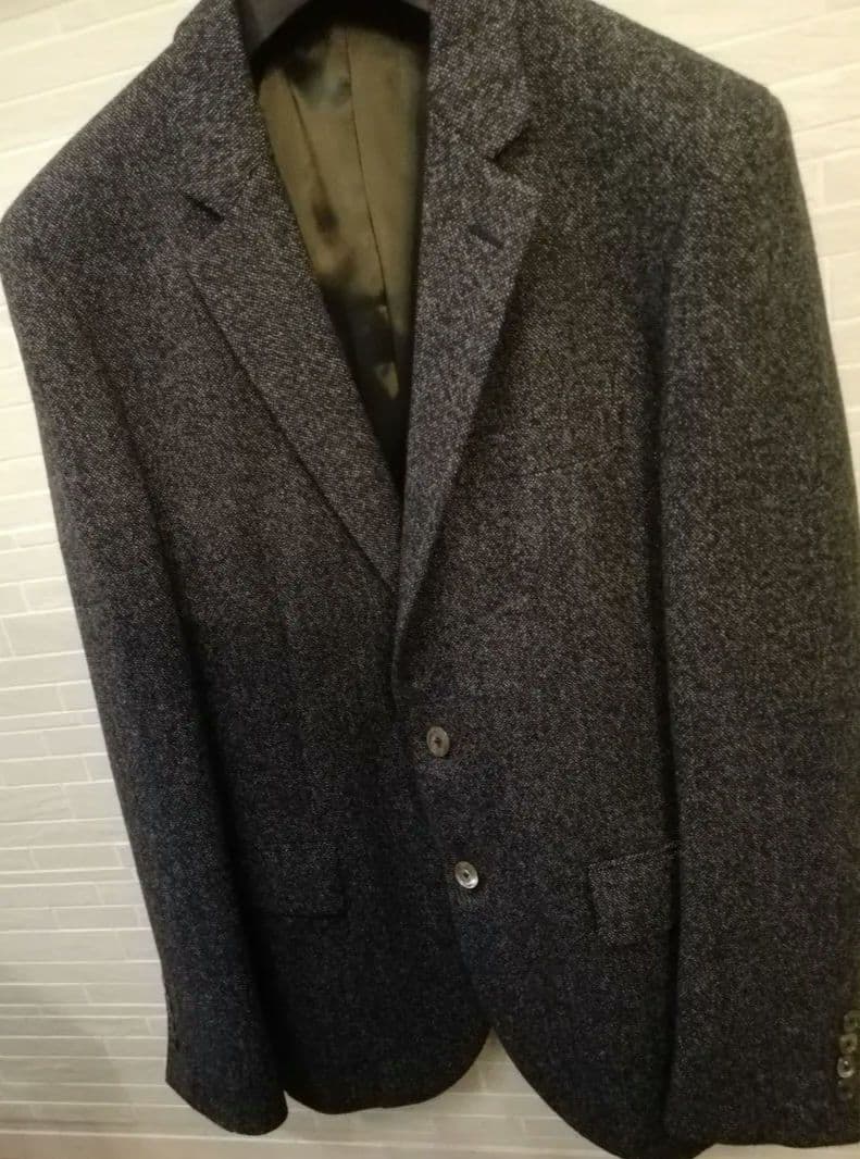 【新品】エポカウォモ／テーラードジャケット アンゴラ入り L／48（ITL48）