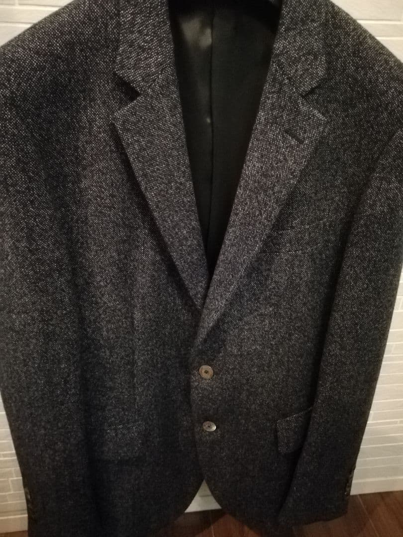 【新品】エポカウォモ／テーラードジャケット アンゴラ入り L／48（ITL48）