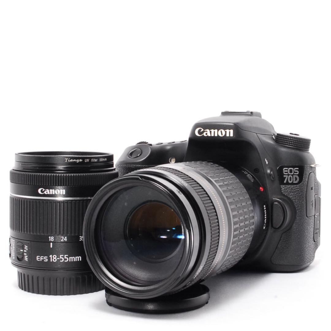 WiFiで楽々転送◆Canon EOS 70D◆STMレンズ搭載◆一眼レフカメラ