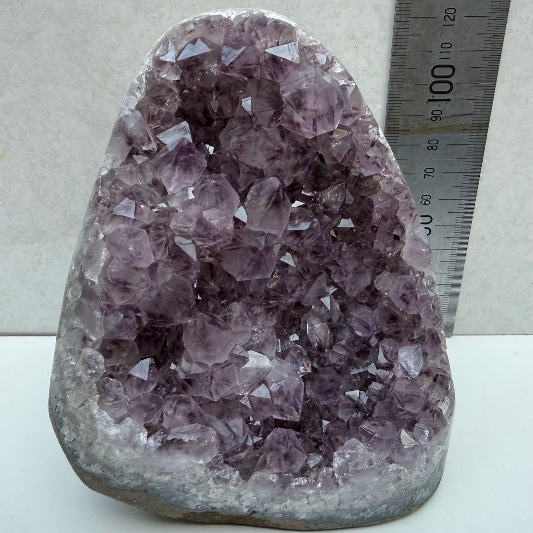1.4kg! 大きめ アメジストドーム ジオード 紫水晶 風水 天然石