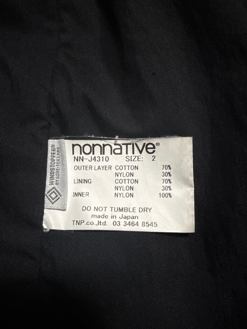 ジャケット・アウター nonnative TROOPER COAT GORE-TEX