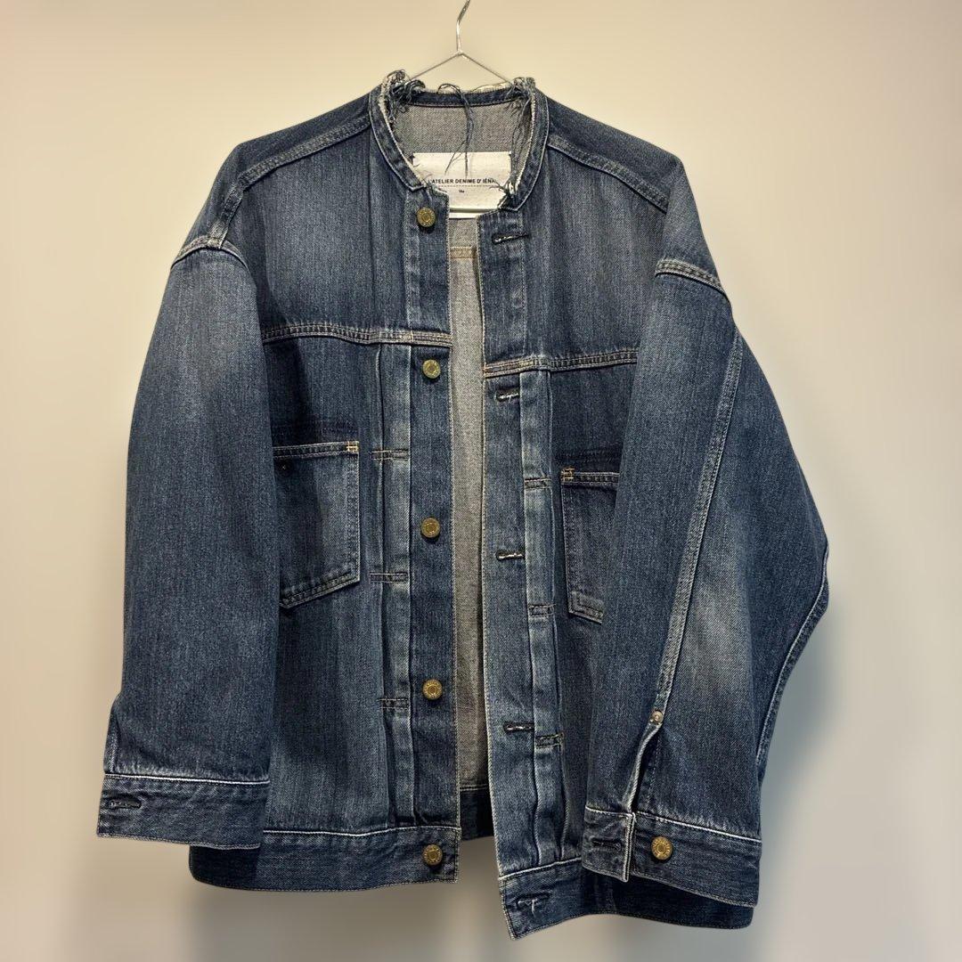 IENAリメイクルーズデニムブルゾン36