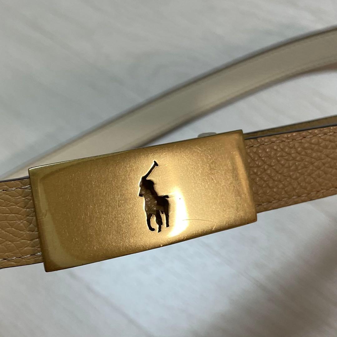 PoloIDリバーシブルヴァケッタレザーベルトポロラルフローレンralphポロ
