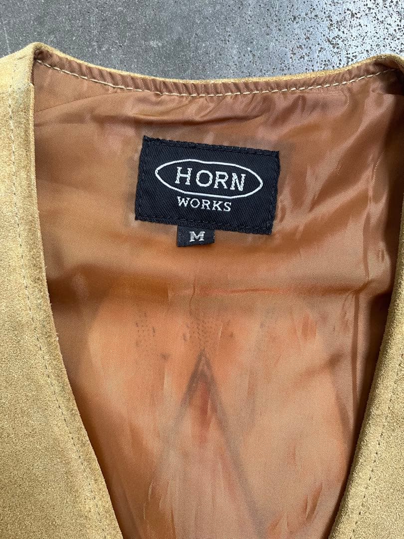 HORNWARKS チマヨベスト オルテガ　スウェード