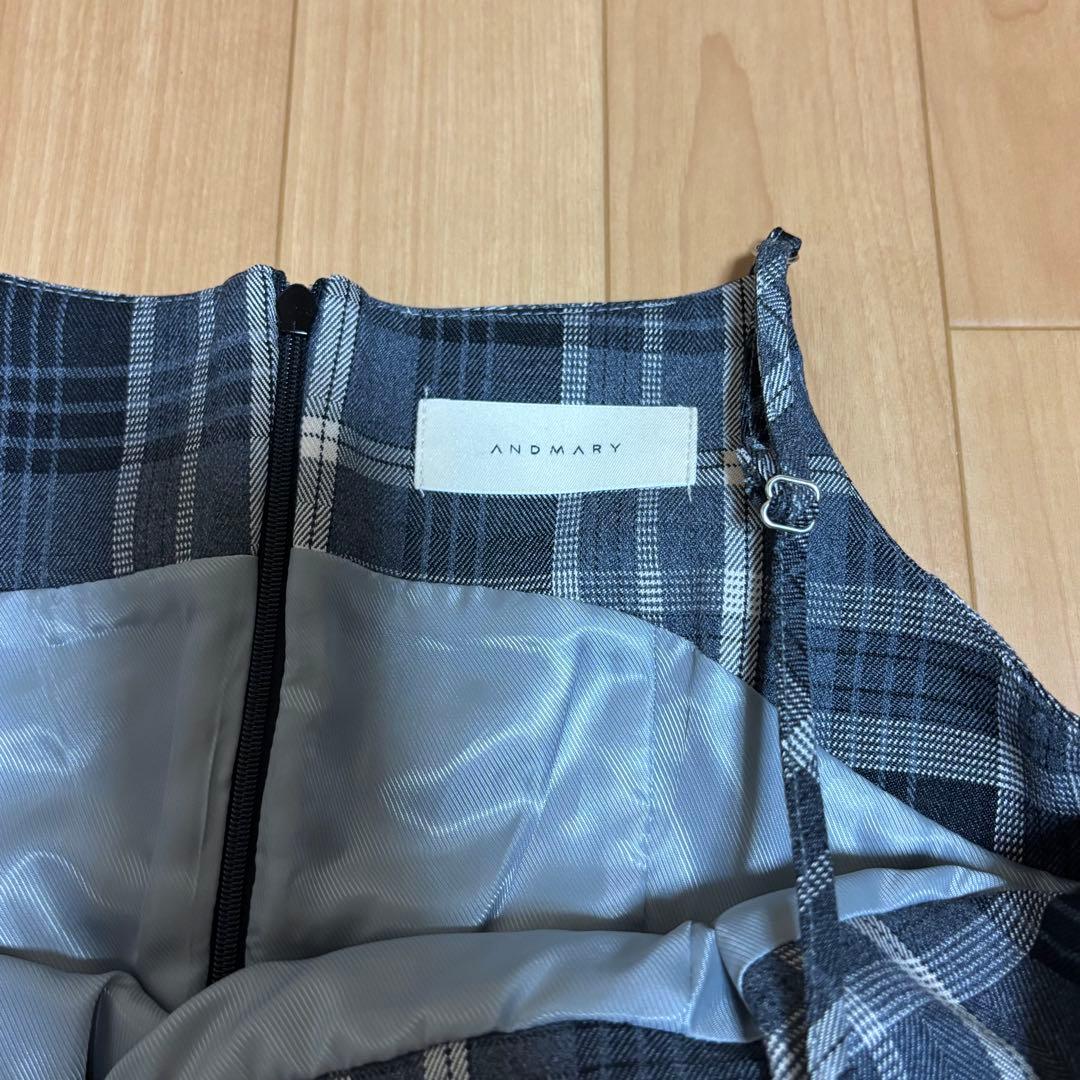 andmary Aine set mini dress グレー　Mサイズ