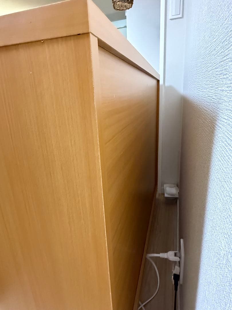 北欧家具　ウッドチェスト105cm幅　 4段