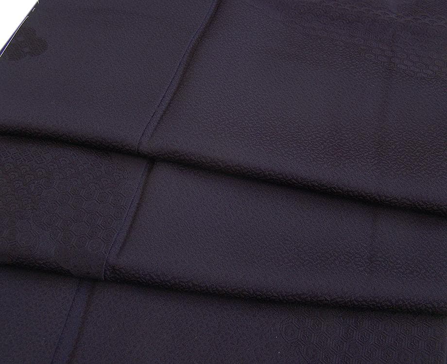 値下げ交渉ＯＫ！ちりめん地 色無地 小紋 正絹 Ｂ７８７