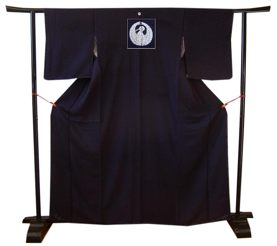 値下げ交渉ＯＫ！ちりめん地 色無地 小紋 正絹 Ｂ７８７