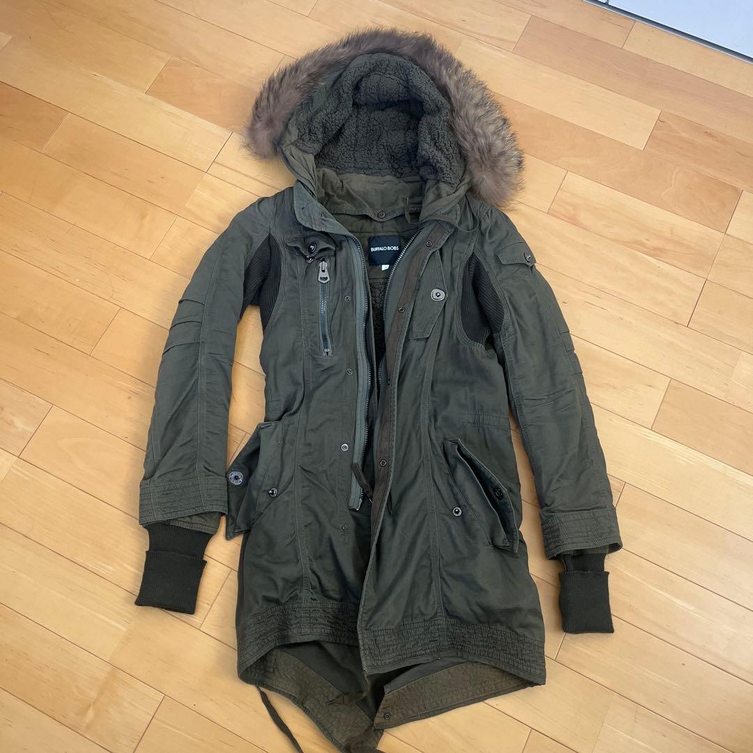RT 84059 BUFFALO BOBS モッズコート オリーブグリーン