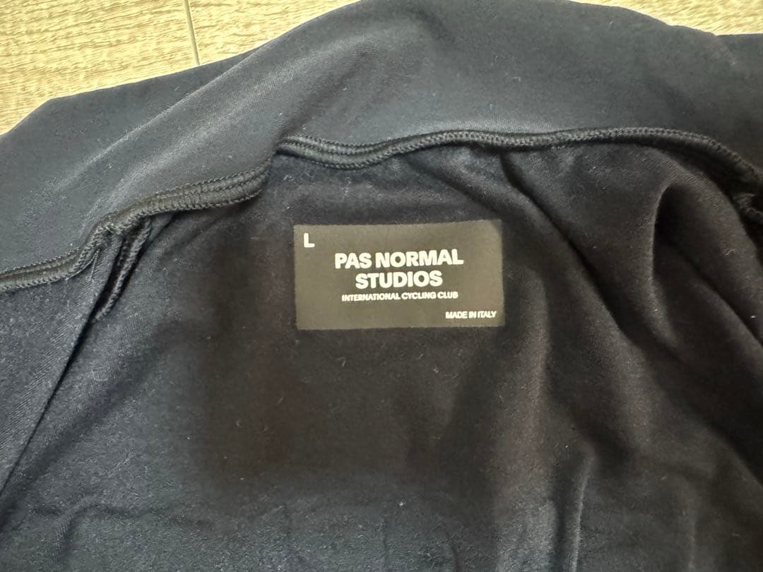 PAS NORMAL STUDIOS サイクルジャージ 長袖 黒　L