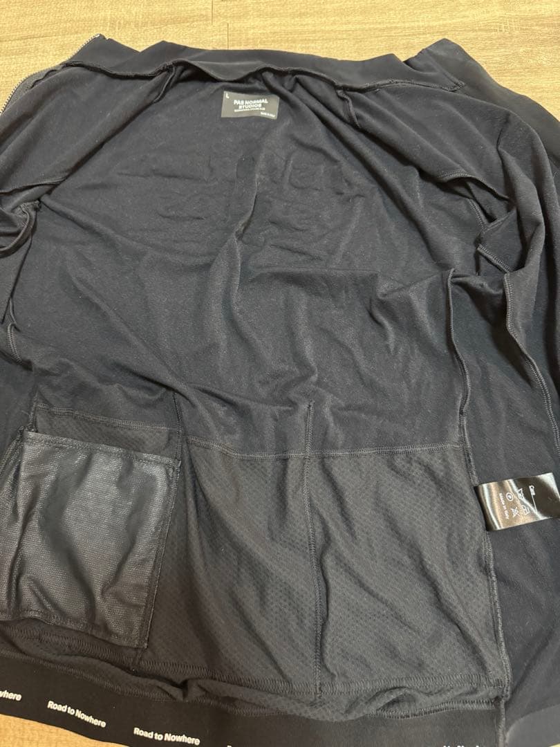 PAS NORMAL STUDIOS サイクルジャージ 長袖 黒　L