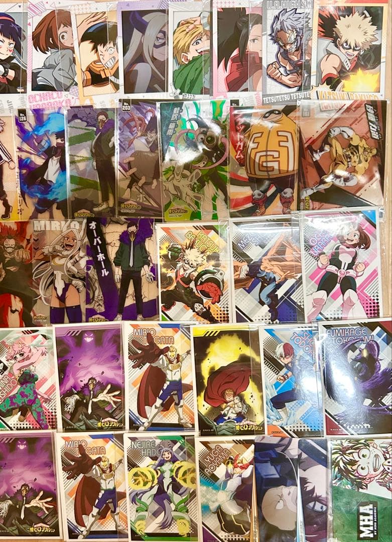 ヒロアカ カード＆ステッカーセット 約90枚