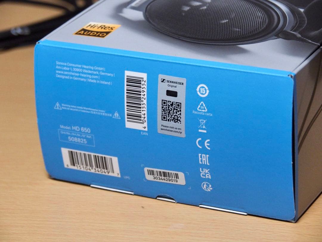 【美品】Sennheiser HD650 モニターヘッドフォン