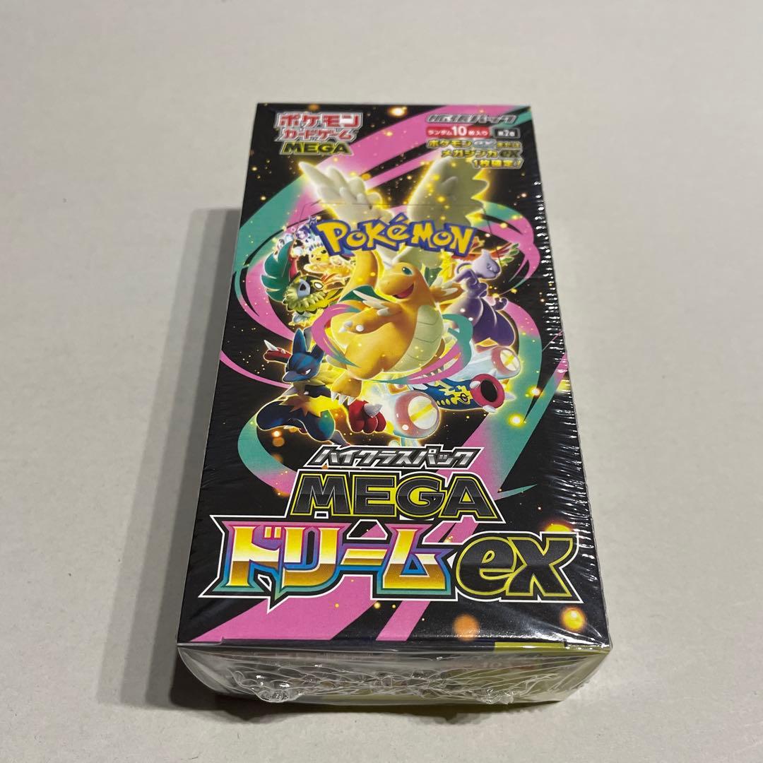 シュリンク付き新品未開封ポケモンカードゲーム MEGA ドリームex1BOX