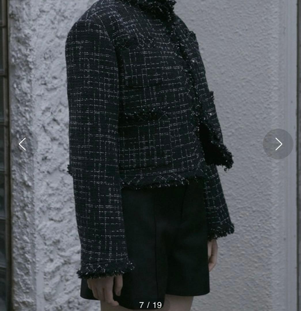 LECIELBLEU Lustro Tweed Jacket ルシェルブルー