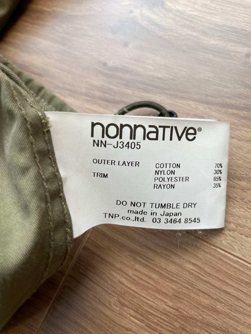 nonnative soldier coat oxford コート