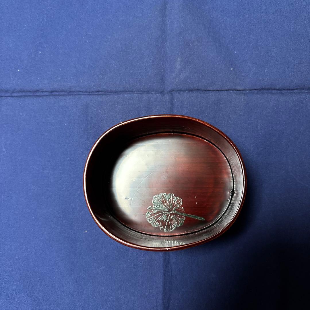 駿河漆器 螺鈿細工 お弁当箱小2点 名工 細田豊作