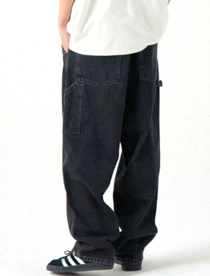 Levi's SILVERTAB Black W34L30 バギーカーペンター