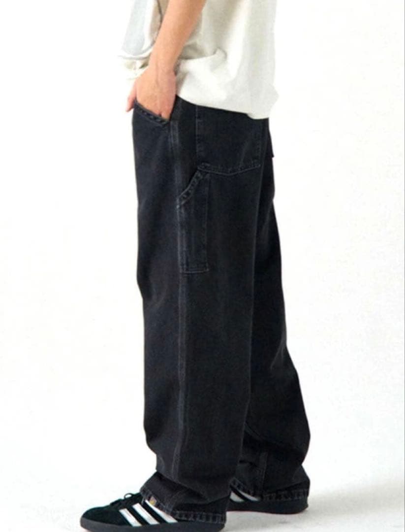 Levi's SILVERTAB Black W34L30 バギーカーペンター