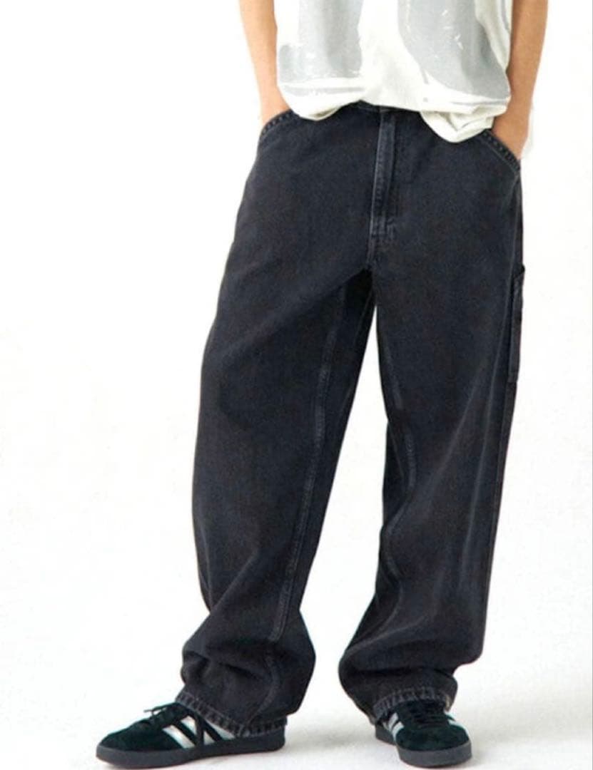 Levi's SILVERTAB Black W34L30 バギーカーペンター